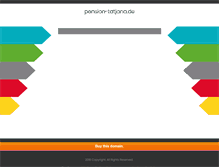 Tablet Screenshot of pension-tatjana.de